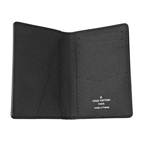 Louis Vuitton Card Case Epi Leather Noir Black Wallet Handbag - Picture 5 of 8